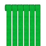 Juego de papel crepé (6 unidades, 25 m x 4,5 cm), color verde