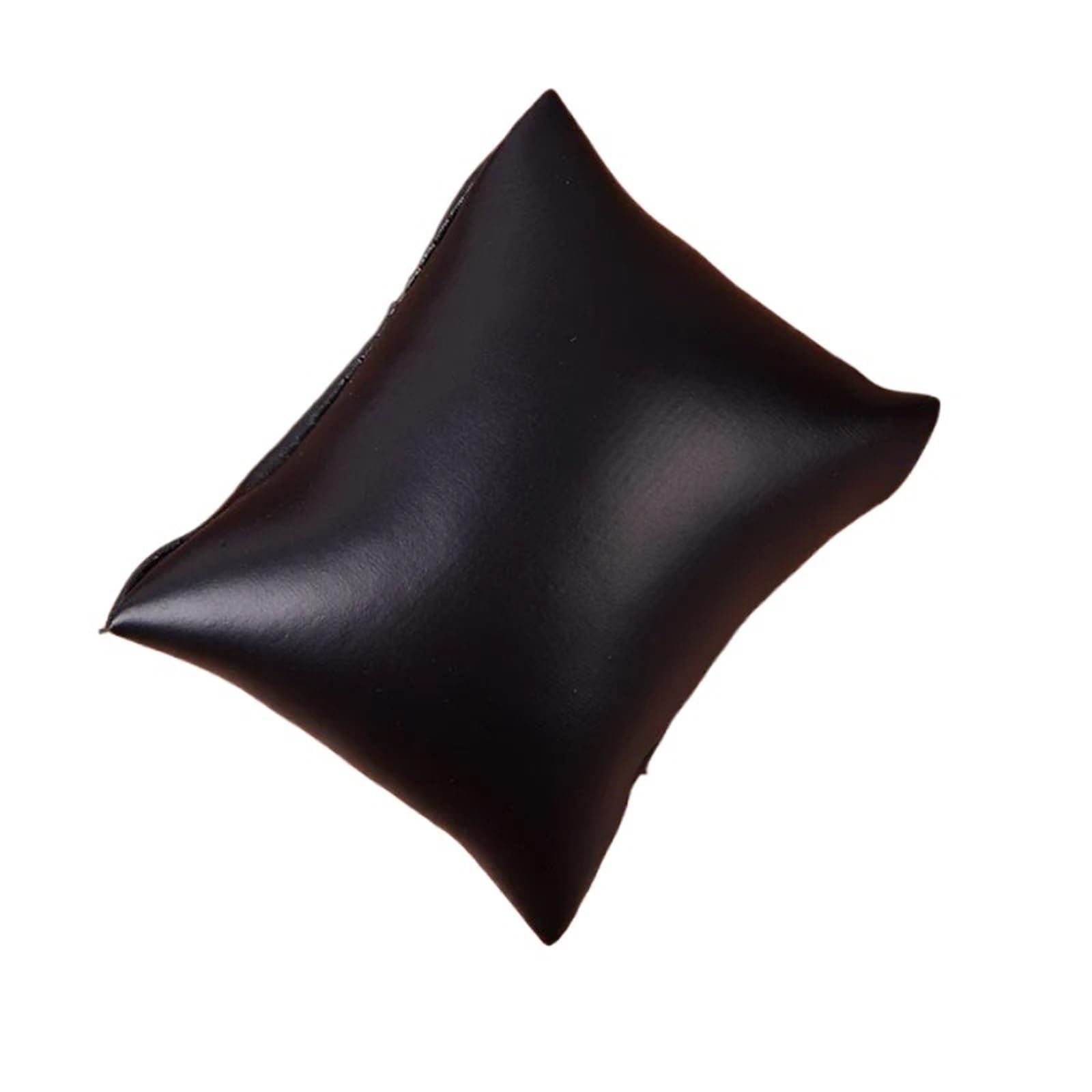 WUYXTO 10pcs PU Or Velvet Leather Bracelet Watch Pillow Jewelry Boxes Display Pillows Showcase For Packaging(Black 1)