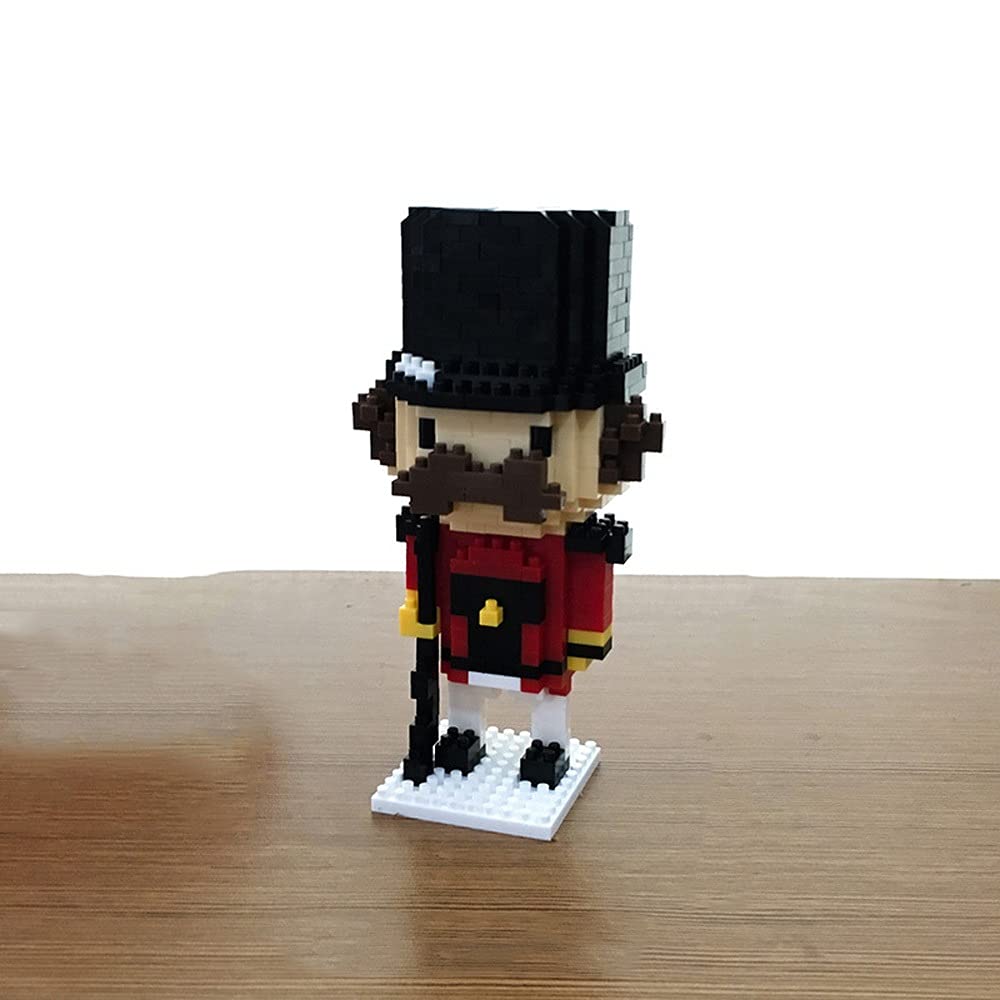 Zenghh Mini Building Blocks Toy Bricks Cute Nutcracker ElkChristmas British Soldier Cartoon Doll 3D Diamond Stitich Assembling Splicing Model Miniature DIY Educational Toys Puzzle Game (Color : A)