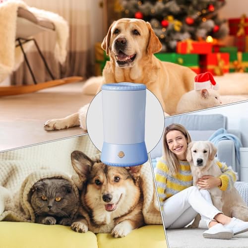Elektrischer Pfotenwascher für Hunde, wiederaufladbarer Haustier-Fußreiniger | Automatische USB-Lade- für Haustiere - Hundekrallenpflegereiniger für kleine, mittelgroße und große Hunde u