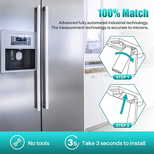Image of ICEPURE PLUS ADQ747935 NSF /ANSI 53 Replacement for LG LT1000P Kenmore Elite 9980 LT1000 LT1000PC ADQ74793501 MDJ64844601 RWF4700A LFXS26973S Refrigerator Water Filter and LT120F Air Filter,2PACK