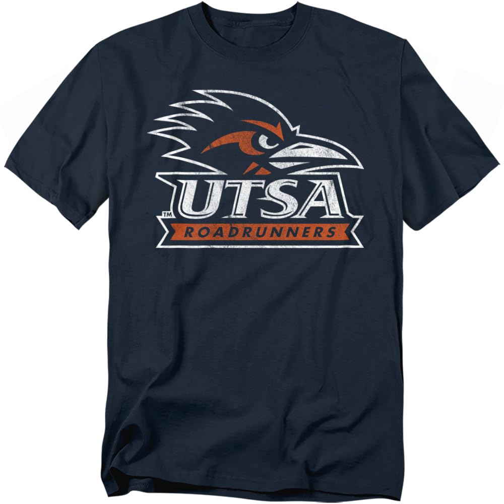LOGOVISION Official Collegiate Distressed Primary Logo Adult T-Shirt Collection — view 94