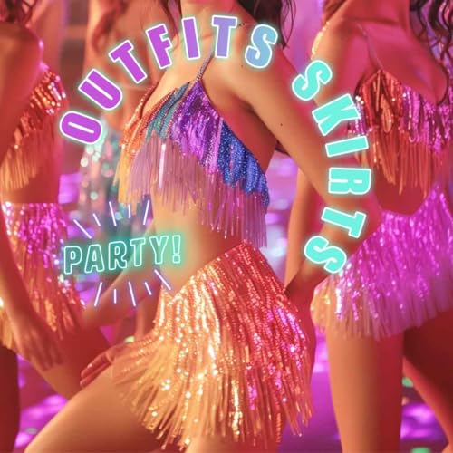 Zoestar Sequin Mini Skirt Glitter Disco Rave Outfits Skirts for Women4