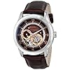 Bulova Classic Automatic Men’s Stainless Steel with Leather Strap, Silver-Tone