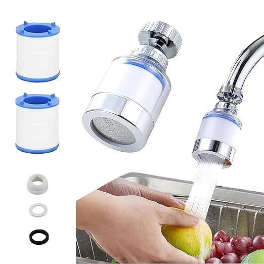 Filtre à Eau pour Robinet 360°,Filtre à Eau pour...