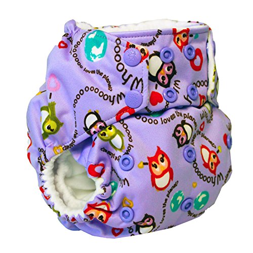 Rumparooz One Size Cloth Pocket Diaper Snap, EcoOwl