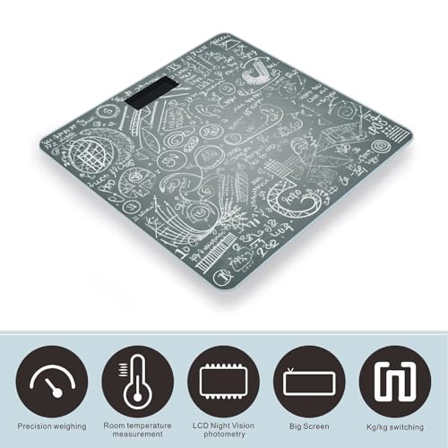 Báscula Digital de Baño Precisa con Pantalla LCD y Vidrio Templado miniatura 3
