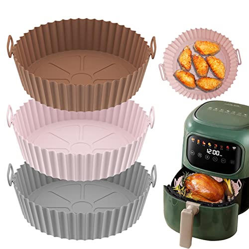 Listado de Repuestos de freidoras disponible en línea. 42 3PCS Silicona para Freidora de Aire, Moldes para Freidora de Aire, Antiadherente, Accesorios Freidora de Aire Reutilizable. Molde Silicona Air Fryer, Apto para Horno y Microondas