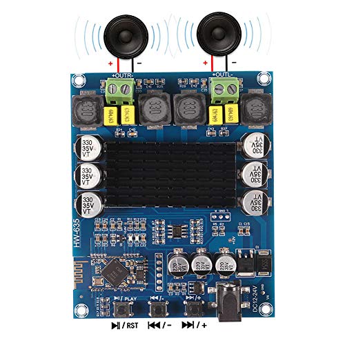 ALAMSCN TPA3116D2 120Wx2 Bluetooth Dual Channel Stereo Digital Audio Power Amplifier High Power TPA3116 D2 120W+120W DIY Module