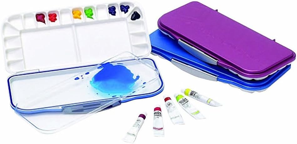 Mijello Airtight Watercolor 18-Well Pink Palette