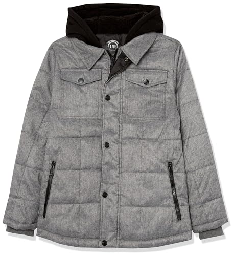 URBAN REPUBLIC Boys Hooded Light Wool Jacket