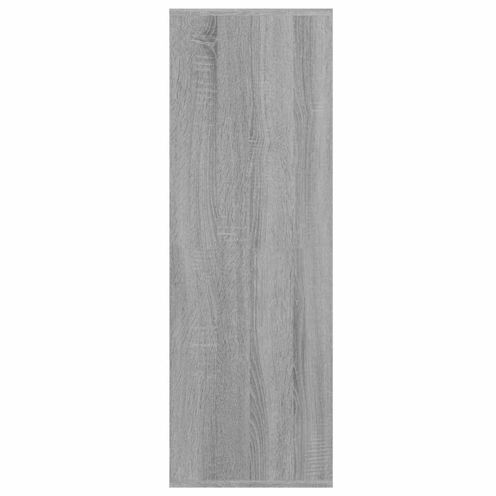 Étagère à chaussures gris Sonoma 54 x 34 x 100,5 cm avec 12 compartiments, peu encombrant et stable, armoire à chaussures moderne pour couloir, couloir et système de rangement