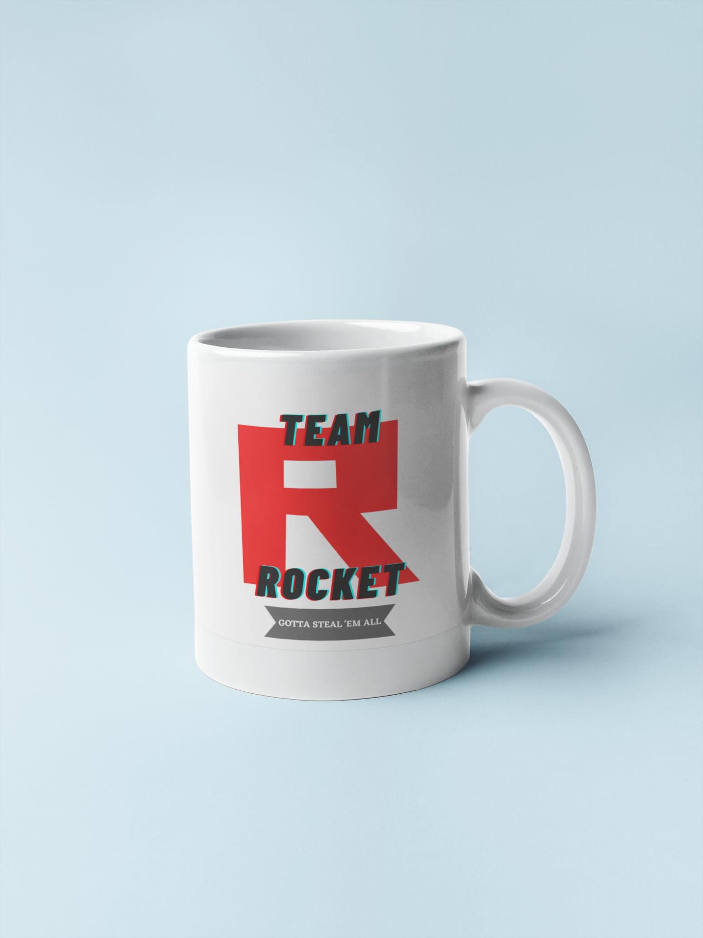 Team Rocket Coffee Mug | Jessie and James Inspired Design | Ceramic Mug, 350 ml Capacity