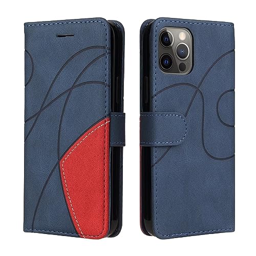 Haygdz Funda Compatible con Xiaomi 12T/12T Pro/Redmi K50 Ultra Funda Movil Carcasa PU Cuero con Ranura para Tarjeta, Cierre Función de Soporte para Xiaomi 12T/12T Pro/Redmi K50 Ultra, Azul