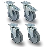 Photo Gallery priostahl® ruote set selezione 50,75,100 | 4 st apparat ruolo | 2 x rotella con freno, 2 x rotella | mobili ruolo Photo Gallery priostahl® ruote set selezione 50,75,100 | 4 st apparat ruolo | 2 x rotella con freno, 2 x rotella | mobili ruolo
