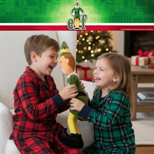 Image of Elf Buddy The Elf Movie Holiday Bedding Super Soft Plush Cuddle Pillow Buddy, One Size, (Officially Elf The Movie Product) By Franco