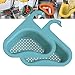 2pcs Swan Drain Basket Lavello, cestino per lavello da forme, cesto di scarico del lavello triangolare, cesto del colino del lavello della cucina, cestino multiuso del cestino appeso al rubinetto,Blu