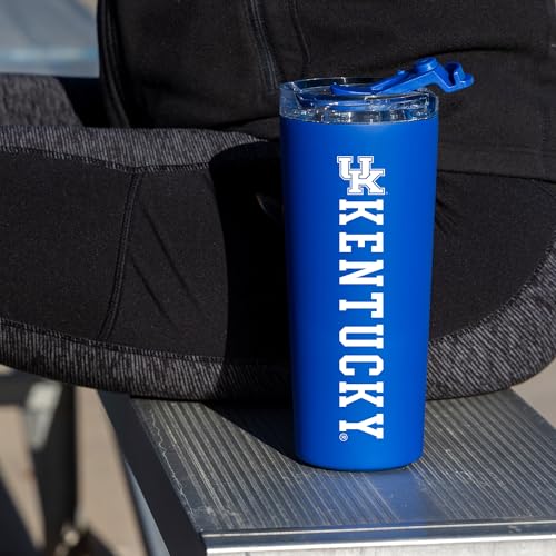 Image of Rico Industries NCAA Kentucky Wildcats Standard 24oz Stainless Steel Tumbler with Lid and Dual Functioning Lid
