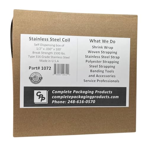 Type 316 Marine Grade Stainless Steel Strapping 1/2