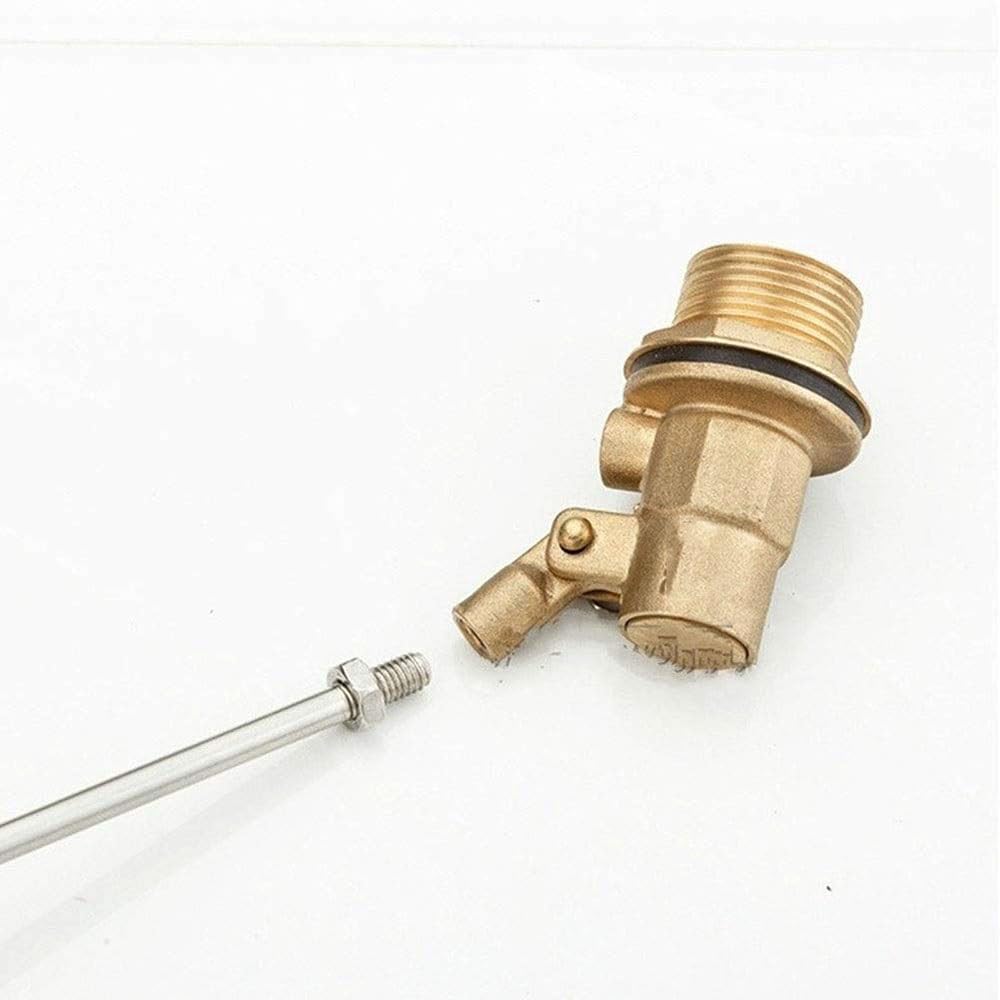 Valvola a sfera galleggiante in ottone e acciaio inossidabile(0.5Inch 1pc)