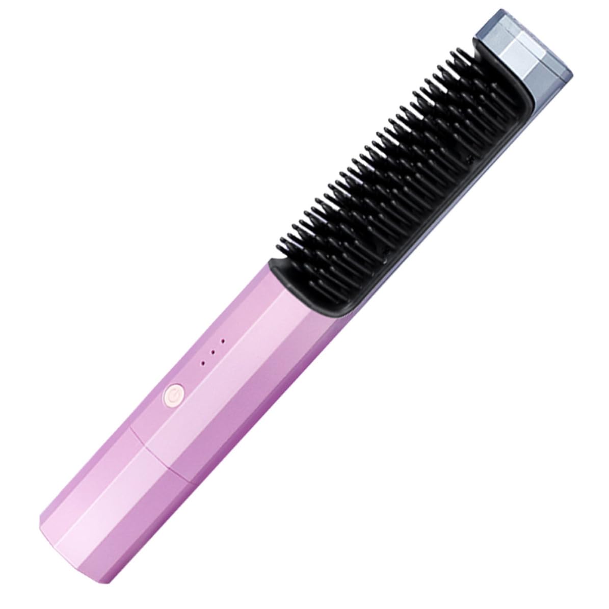 Gatuida Cepillo Alisador de Pelo Inalámbrico Carga USB Tipo-c, Ligero y Portátil para Cabello Grueso y Fino, Adecuado para Viajes y Festivales