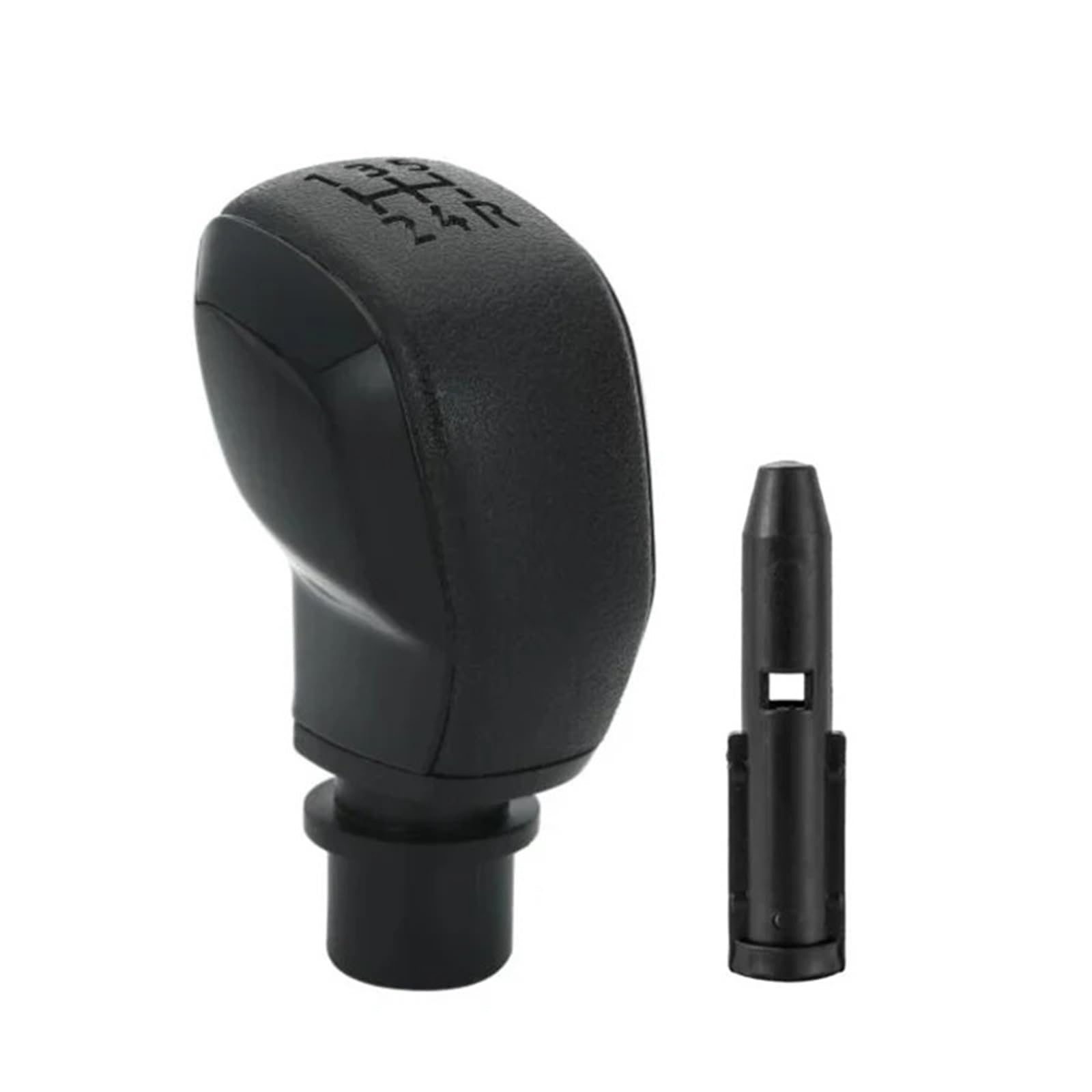 Jxewmtmc Black For Peugeot 306 307 301 206 207 408 308 508 2008 5 Speed Abs Gear Shift Knob Gear Stick Shift Cover(Black)