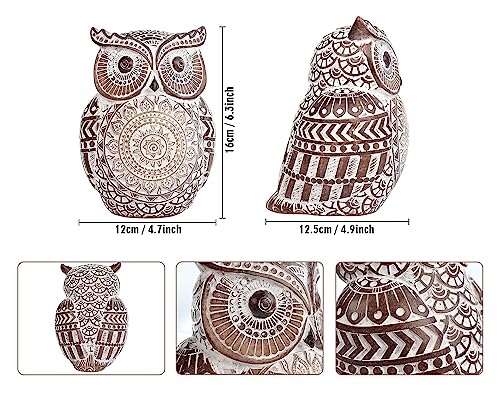 Adorable-Owl-Figurine-for-Shelf-or-Tray-Cute-Chubby-Owl-Figurine-Boho-Decor-for-Shelf-Desktop-Cabinet-Fireplace-Mantel-Bathroom-Decor-Accents-M Adorable Owl Figurine for Shelf or Tray Cute Chubby Owl Figurine Boho Decor for Shelf Desktop Cabinet Fireplace Mantel Bathroom Decor Accents M