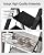 BEFITMACE 6 Step Ladder, Lightweight Folding Step Stool with Convenient Handgrip,Aluminum 330lbs Capacity Step Ladder for Office,Household,Kitchen(Black)