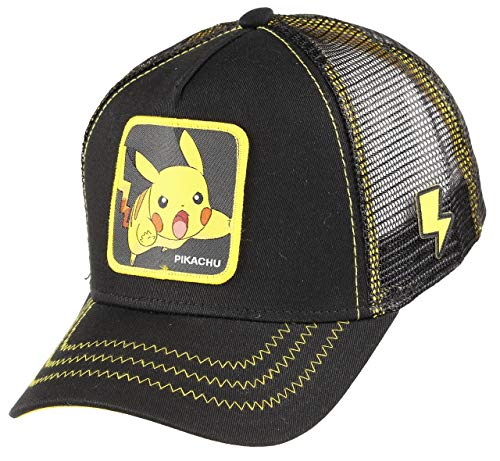 Capslab Pikachu Trucker Cap Pokemon Black - One-Size Cover