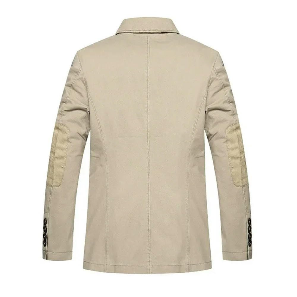 NYSDM Blazer Vestes Mode Grande Taille Pur Coton Costume Manteaux Hommes Tendance Streetwear Solide Slim Business Casual Jacket