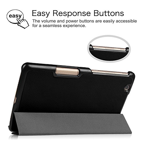 Fintie Case For Lg G Pad X 8.0 / G Pad Iii 8.0 Tablet - Ultra Lightweight Slim Shell Standing Cover For Lg G Pad X 8.0 T-Mobile (V521) / At&T (V520) / Lg G Pad Iii 8.0 (V525) 8-Inch Tablet, Black #TOP3