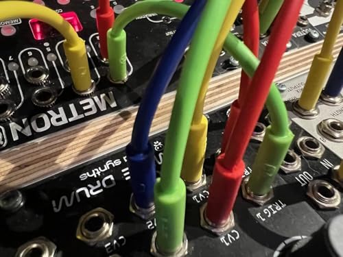 Câbles de raccordement modulaires mPatch Mini Eurorack Luigi's gris patch 90cm