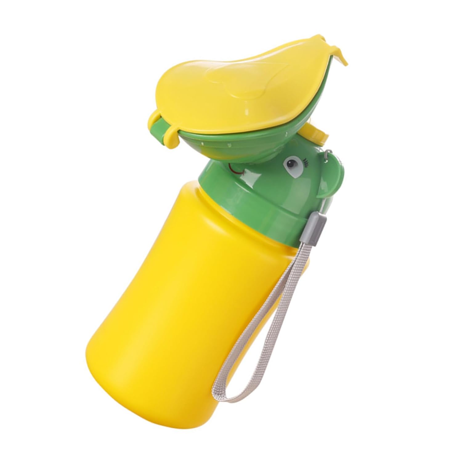 ORFOFE Portable Urinal Bottle for Boys and Ergonomic Compact Travel Potty with Splash Prevention Reusable Lightweight Toilet for Outdoor Car Use