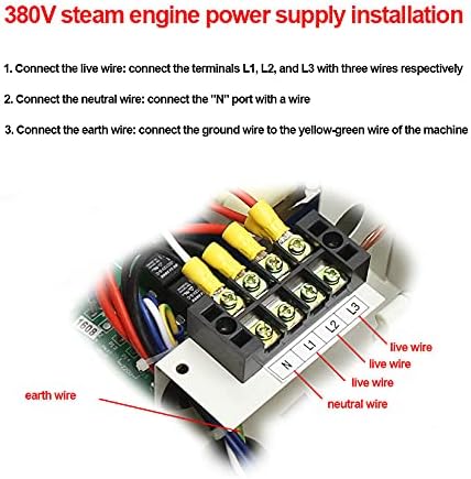3KW/4.5KW/6KW/9KW/12KW/15KW Steam Generator Steam Showers 220V-240V Sauna Steam Generator with Programmable Controller for Home SPA Bathroom Hotel Shower Steam, Shipped by DHL (12KW)
