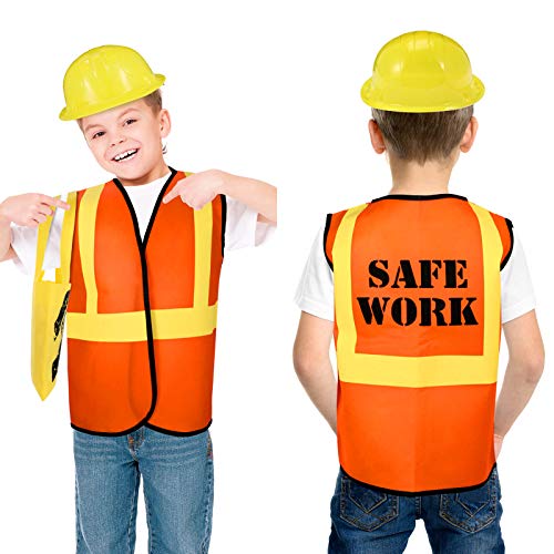 Gejoy 48 Pzas Disfraz Niños Construcción Fiesta miniatura 4