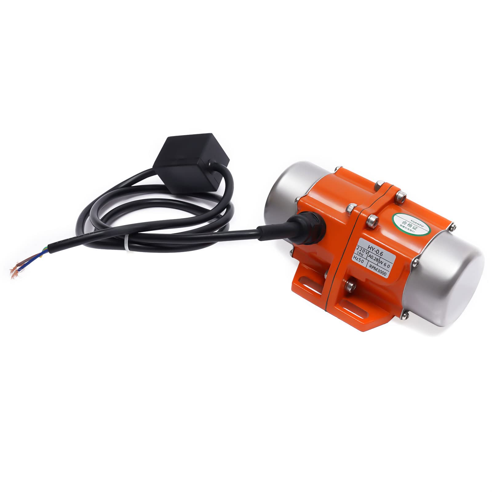 Motore a vibrazione elettrico con regolatore di velocità 3000 giri/min 220 V, motore vibrante per apparecchi meccanici, per miniere, metallo, macchine alimentari