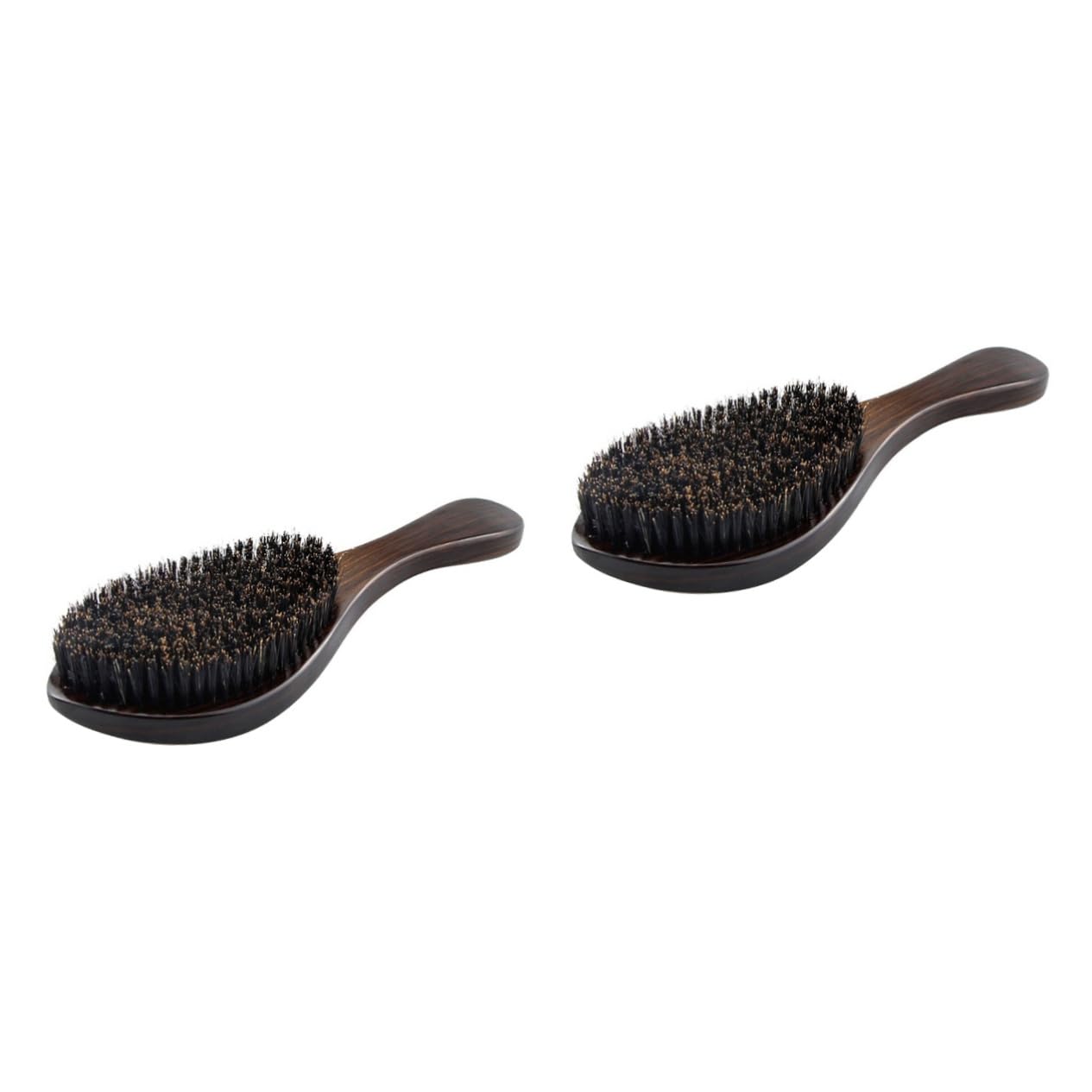Healeved 2stücke Bartbürste Mit Holzgriff Tragbare Borstenbürste Für Bartpflege Und Styling Professionelle Bartbürste Für Für Tägliche Anwendung Und Unterwegs