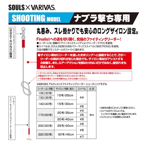 Varivas Ultimate Fighting Leader Shooting Model, 13.9 ft miniatura 4