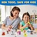 30 Packs Squishy Animals with Capsules, Slow Rising Stress Relief Toys, Party Favors, Birthday Gifts, Sensory Fidget Toys for Kids, Classroom Rewards, Travel & Claw Machine Toys