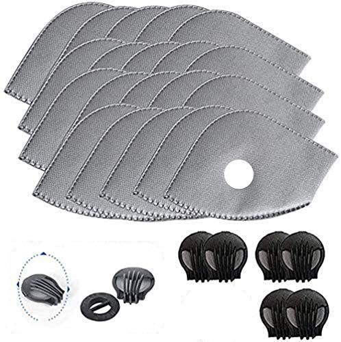 Activated Carbon Filters Replacements Parts Set of 15 Fit for Most Cycling Filters with 6 Exhaust Valves Replacement Dust (15pcs)