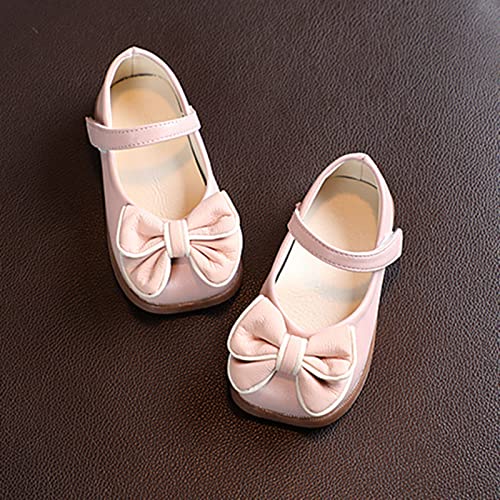 Toddler Flower Girl Dress Shoes Bows Mary Jane Ballet Flat𝐬 Wedding Part𝐲 Little Girls Low Mary Jane𝐬 Shoes for Girl3