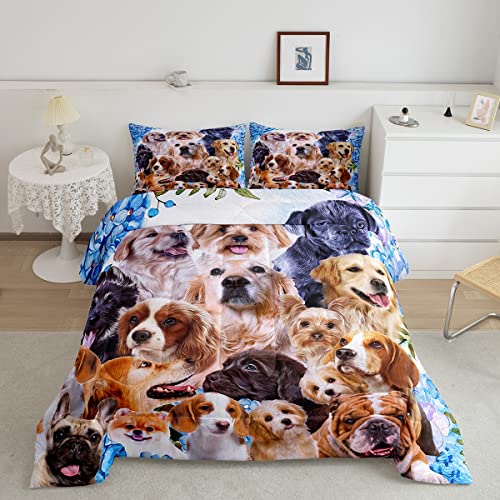 Feelyou Dog Comforter Kids Twin Size