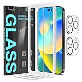 Purity (3+2 Pack Designed for iPhone 14 Pro Max 2022, 3 Pack Screen Protector + 2 Pack Camera Lens Protector [Tempered Glass], Case Compatible Premium HD 6.7' Film Protection