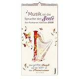  Musik ist die Sprache der Seele 2018: Der Postkarten-Kalender