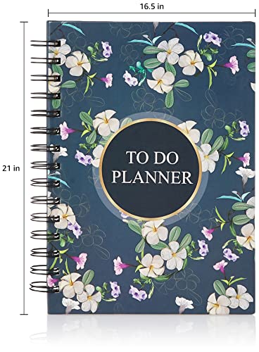 Image of Amazon Brand - Solimo Daily Planner and Organizer, To Do List, Undated Hard Bound Planner, Laminated Covers, 150 Pages (To Do Planner)