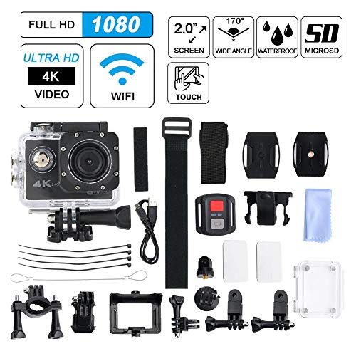Bigking Waterdichte Motion Camera,4K 30FPS 2.0 "Lcd scherm Actie Camera Onderwater 30M Waterdichte Opname Camcorder - Image 4