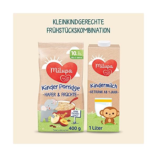 Milupa Milumil Kindermilch - Milchgetränk ab 2 Jahren, Ohne Palmöl, GOS & FOS, Babynahrung, Beikost, Milchpulver, 5er… – Bild 8