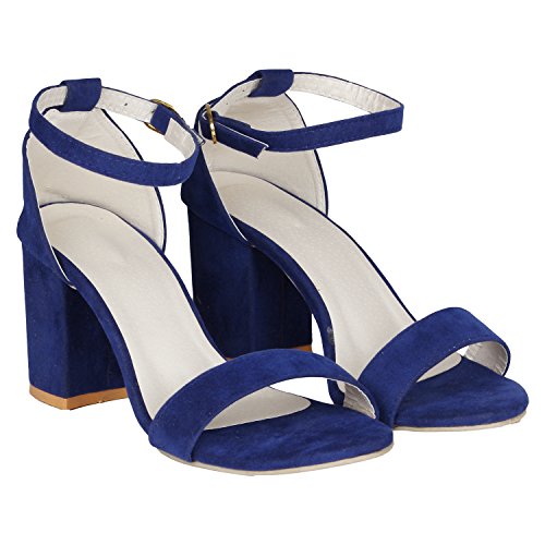 Image of Misto Women's and Girl's Formal Casual Suede Leather Block Heel Sandal
