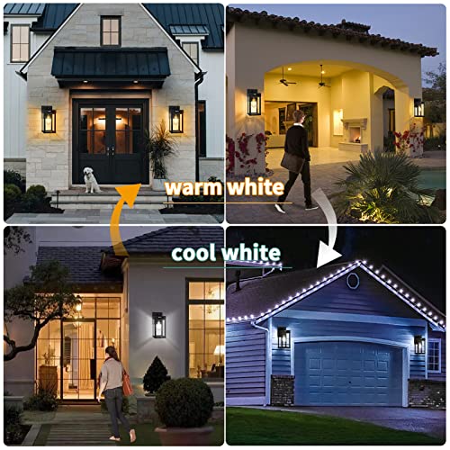 Aeq 002 Solar Wall Lights Outdoor, Solar Wall Sconce With 3 Lighting Modes & Motion Sensor, Waterproof Solar Porch Light With Clear Panel, Solar Wall Lantern Light Fixture thumb #1