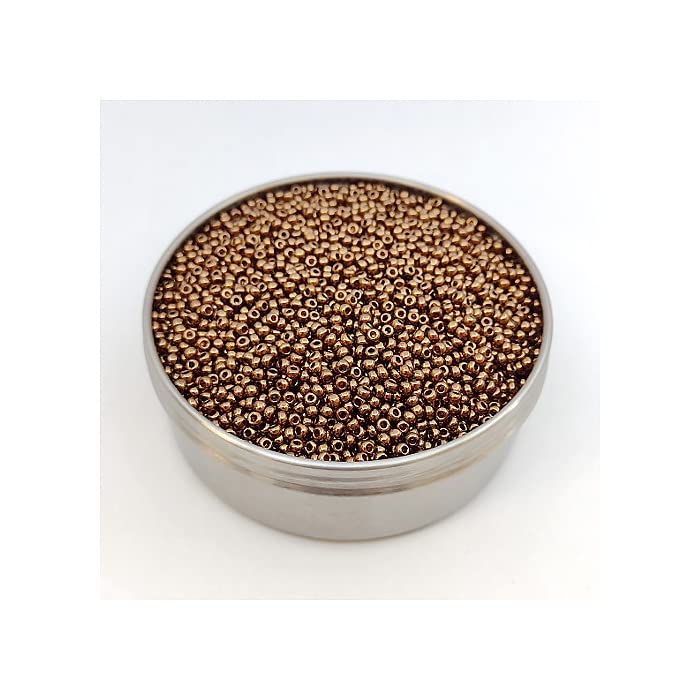 PRECIOSA Copper Seed Beads 6/0 (approx. 4 mm) 20g โ image 1